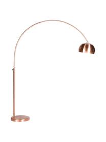 Lámpara arco Metal Bow, Pantalla: metal, cobre, Estructura: metal, cobre, Cable: plastyce, Cobre, An 170 x Al 205 cm