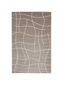 In- & outdoor vloerkleed Lillyan in taupe, 100% polypropyleen, Taupe, cremekleurig, B 80 x L 150 cm (maat XS)