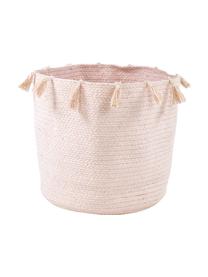 Cesta Heloise, Algodón, Rosa, Ø 35 x Al 35 cm