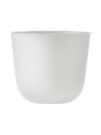 Portavaso grande in acciaio Wire Pot, Acciaio verniciato a polvere, Bianco, Ø 23 x Alt. 17 cm