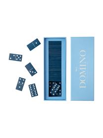 Domino-set Classic, 30-delig, Papier, hout, Blauw, 24 x 5 cm