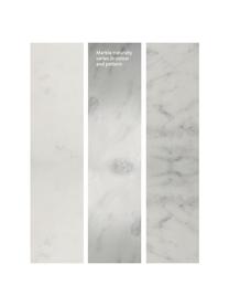Marmor-Beistelltisch-Set Ella, 2-tlg., Weiß, marmoriert, Schwarz, Set mit verschiedenen Größen