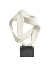 Figura decorativa Rosala, Plástico, Blanco, negro, An 22 x Al 43 cm