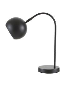 Schreibtischlampe Vancouver in Schwarz, Lampenschirm: Metall, pulverbeschichtet, Lampenfuß: Metall, pulverbeschichtet, Schwarz, Ø 15 x H 40 cm