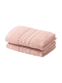 Handdoek Cordelia, Roze, Gastendoekje, B 30 x L 50 cm, 2 stuks