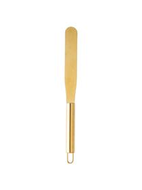 Goldfarbenes Glasurmesser Pallet aus Edelstahl, Edelstahl, beschichtet, Messingfarben, L 29 cm