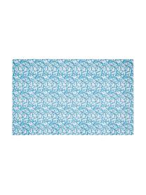 Tovaglia in cotone con stampa corallo Estran, Cotone, Blu, bianco, Per 4-6 persone (Larg.160 x Lung. 160 cm)