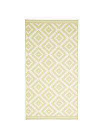 Tapis d'extérieur ethnique Miami, Blanc, jaune