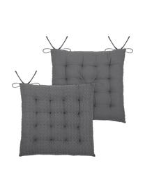 Coussin de chaise 40x40 gris Gopher, Gris foncé