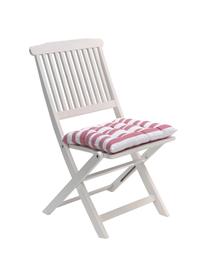 Coussin de chaise 40x40 rose/blanc Timon, Rose, blanc, larg. 40 x long. 40 cm