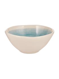 Cuencos artesanales Pure, 6 uds., Cerámica, Azul, blanco, Ø 16 cm