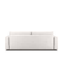 Sofá cama Tasha (3 plazas), con espacio de almacenamiento, Tapizado: 100% poliéster Alta resis, Patas: madera de pino maciza, ma, Patas: plástico, Tejido greige, An 235 x F 100 cm