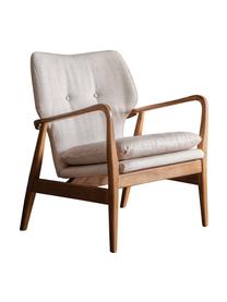 Fauteuil lounge Jomlin, Beige