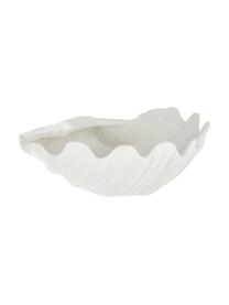 Schale Shell, Keramik, Weiss, Ø 34 x H 9 cm
