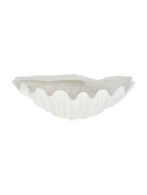 Schale Shell, Keramik, Weiss, Ø 34 x H 9 cm