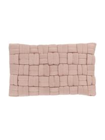 Geweven kussenhoes Norman in oudroze, Roze, B 30 x L 50 cm