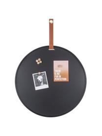 Magnetická nástěnka Perky, Polyurethan, Černá, Ø 52 cm