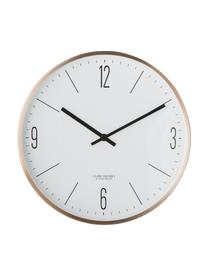 Horloge murale Couture, Aluminium, Or, blanc, Ø 30 cm