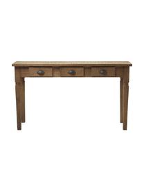 Console rustique avec tiroirs Elea, Bois de manguier, larg. 140 x haut. 81 cm