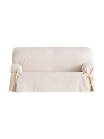 Housse de canapé Bianca, 100 % coton, Couleur crème, larg. 160 x haut. 110 cm