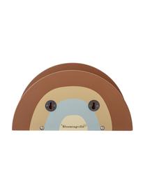 Boekenhouder Dave, MDF, Bruin, geel, blauw, B 24 cm x H 12 cm