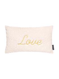 Housse de coussin rectangulaire Bina, Ivoire, couleur dorée, beige