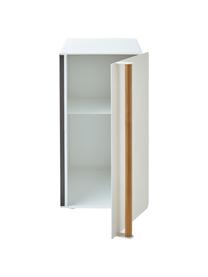Portapane verticale con sportello magnetico Tosca, Manico: legno, Bianco, legno chiaro, Larg. 22 x Alt. 41 cm