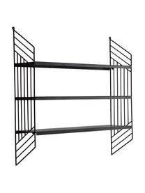 Scaffale da parete in metallo Willie, Metallo rivestito, Nero, Larg. 61 x Alt. 61 cm