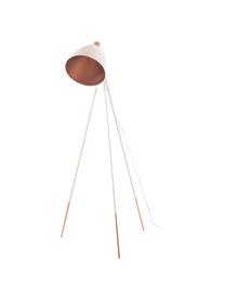 Lampadaire trépied cuivre rose style industriel Chester, Rose