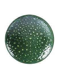 Ciotola da portata fatta a mano The Emeralds, Gres, Verde scuro, Ø 30 x Alt. 10 cm