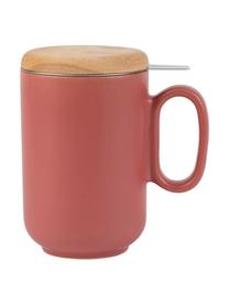 Mug avec couvercle Baltika, Rouge corail