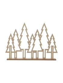 Struttura con pini decorativi Waldi, Pannello di fibra a media densità, rivestito, Marrone, Larg. 71 x Alt. 51 cm