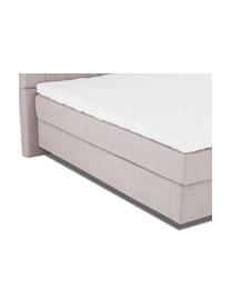 Premium boxspring bed Phoebe, Matras: 7-zones-pocketveringkern , Poten: massief gelakt beukenhout, Oudroze, 140 x 200 cm