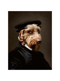 Kunstkarten-Set Dog, 24-tlg., Papier, Mehrfarbig, L 16 x B 11 cm