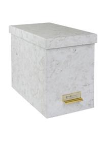 Caja organizadora Jahan, con 8 separadores, Organizador: cartón laminado, Mármol blanco, An 19 x Al 27 cm