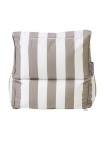 Outdoor-Liegesack Korfu, Bezug: 100% Polypropylen, Teflon, Taupe, Weiß, B 94 x T 60 cm