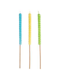 Set 3 torce Citronella, Blu, giallo, verde, Lung. 50 cm