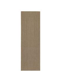 Tapis d'extérieur beige Liza, 100 % polypropylène, Beige, larg. 80 x long. 250 cm