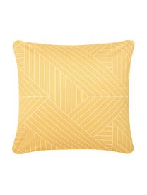 Housse de coussin en velours Remi, Jaune