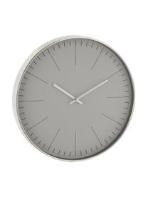 Reloj de pared Silvester, Plástico, Plateado, Ø 40 cm