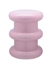 Table d'appoint ronde rose Pilastro, Technopolymère thermoplastique, fabriqué à partir de déchets industriels recyclés, certifié Greenguard, Rose, Ø 35 x haut. 46 cm