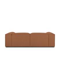 Modulares Ecksofa Lennon, Bezug: 100 % Polyester Der strap, Gestell: Massives Kiefernholz FSC-, Webstoff Nougat, B 238 x T 180 cm, Eckteil rechts
