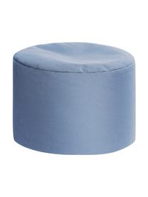 Fauteuil poire intérieur-extérieur Dotcom, Bleu, Ø 60 x haut. 40 cm