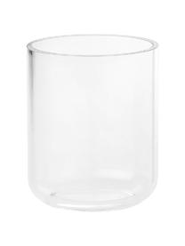 Vaso cepillo de dientes Delan, Acrílico, Transparente, Ø 9 x Al 12 cm