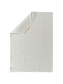 Torchon en lin Heddie, 100 % pur lin, Blanc, larg. 50 x long. 70 cm