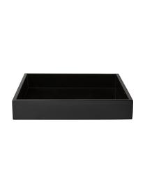 Vysoce lesklý tác Hayley, Černá, Š 30 cm, H 30 cm