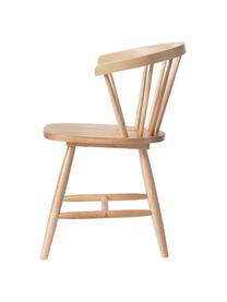 Windsor-Holzstühle Megan, 2 Stück, Kautschukholz, lackiert, Kautschukholz, B 53 x T 52 cm