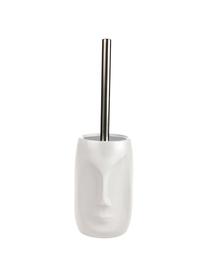 Brosse WC en céramique Urban, Céramique, Blanc, métal, Ø 11 x haut. 34 cm