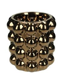 Macetero de gres Spots, Gres, Color bronce, Ø 16 x Al 17 cm