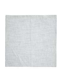 Servilletas de tela Tonnika, 4 uds., Algodón, Gris azulado, An 45 x L 45 cm